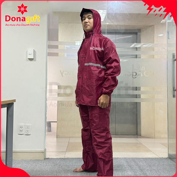Áo mưa bộ Honda chống thấm nước hiệu quả